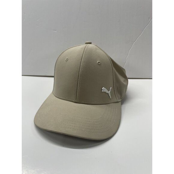 PUMA Evercat Stretch Fit Cap Beige With 3D Logo One Size - Picture 2 of 9